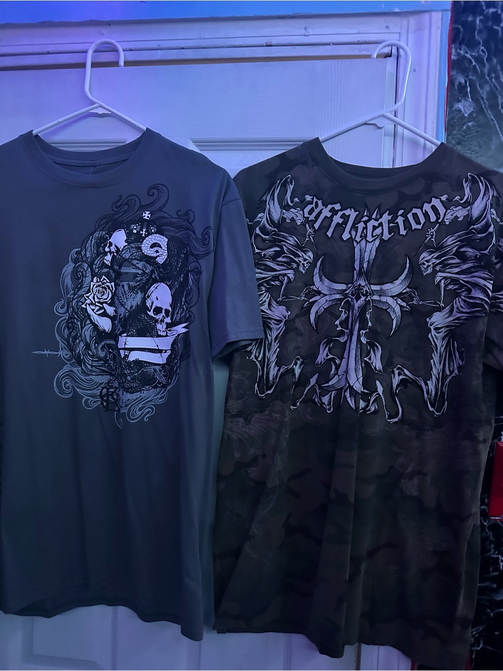 Y2k Affliction x Ecko unlimited shirts